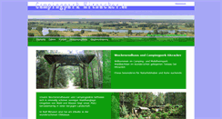 Desktop Screenshot of campingplatz-hitzacker.de