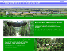 Tablet Screenshot of campingplatz-hitzacker.de